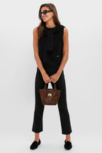 Black Velvet Kam Loafers