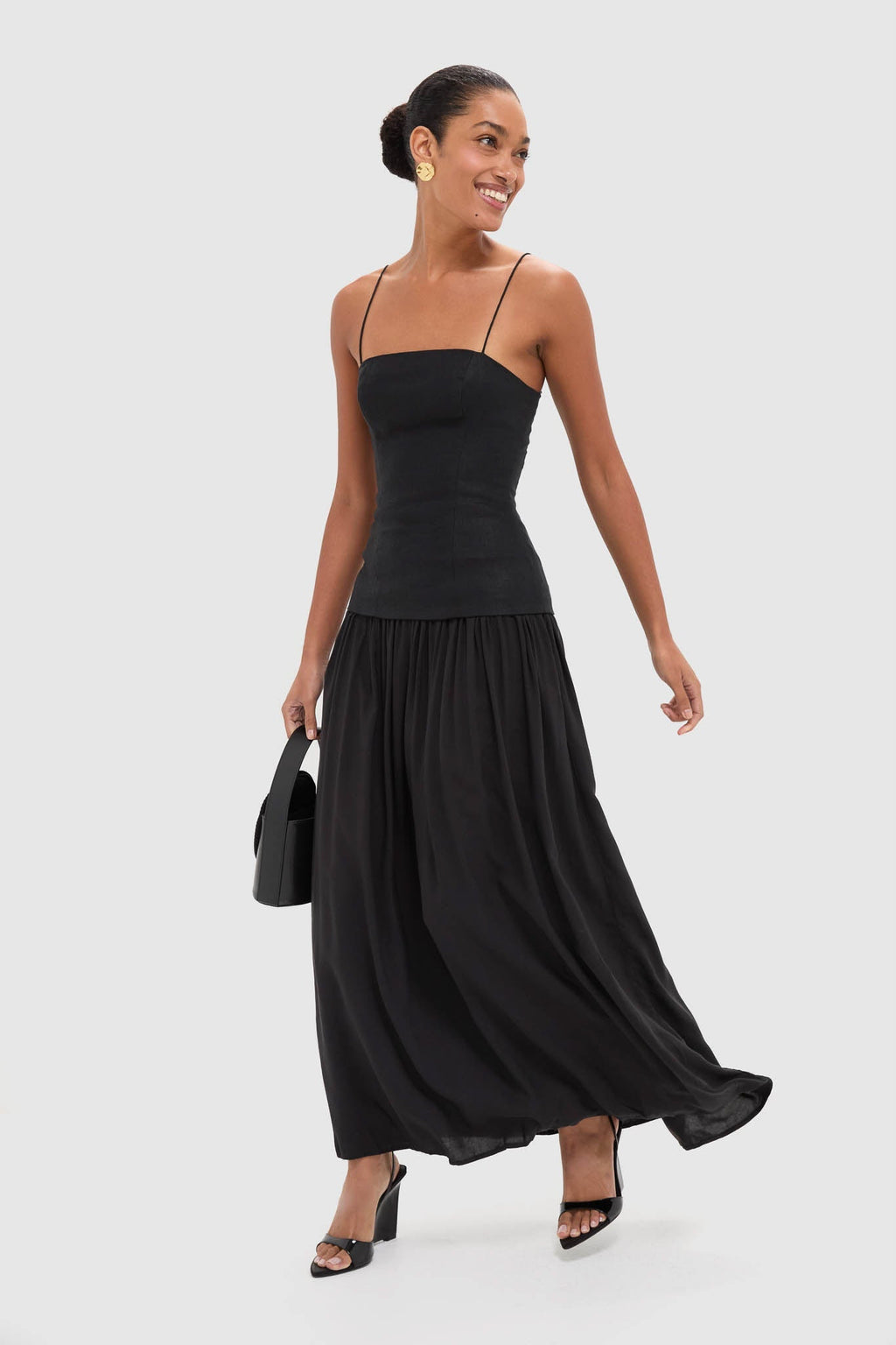 Black Lenise Maxi Dress