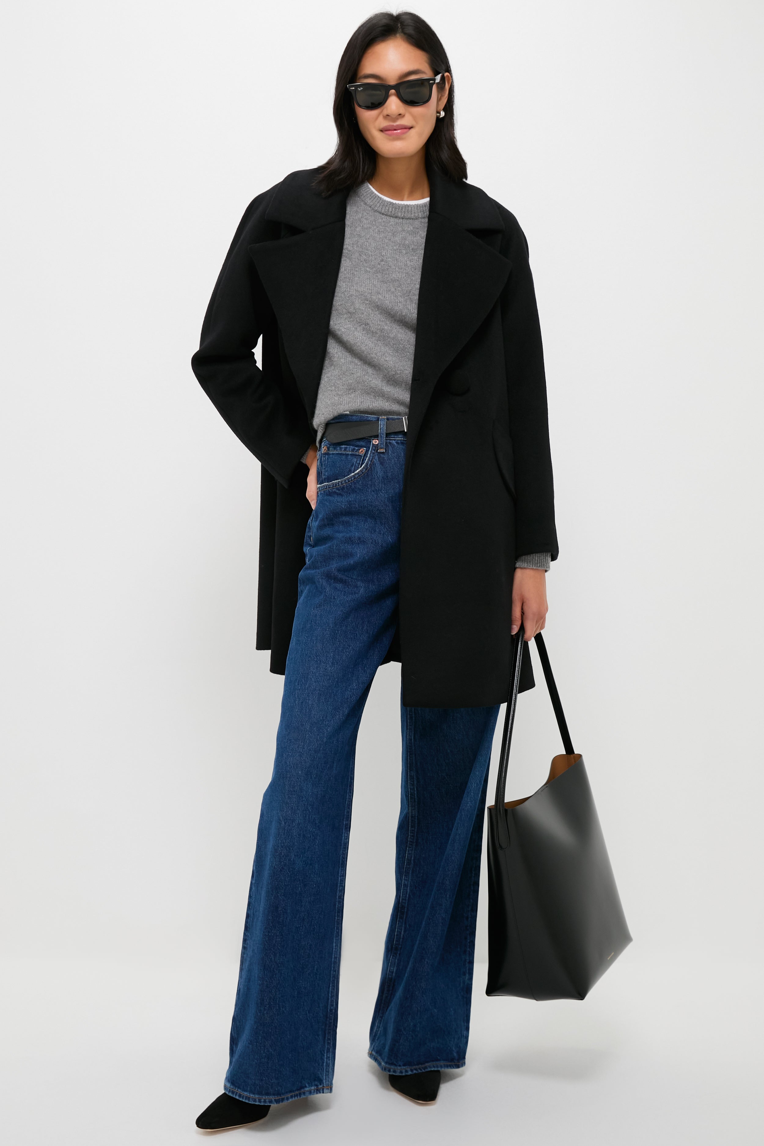 Black Harley Peacoat