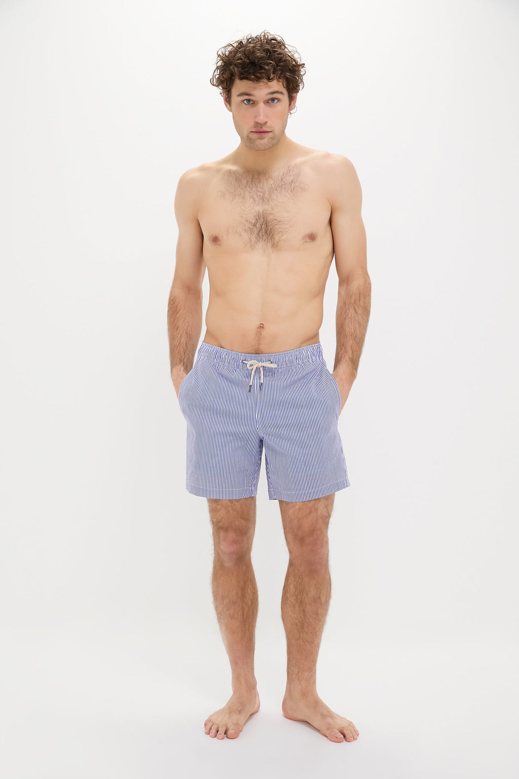 Sky Blue Seersucker Bayberry Trunks