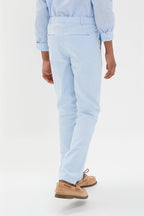 Light Blue Elio Chino Pants
