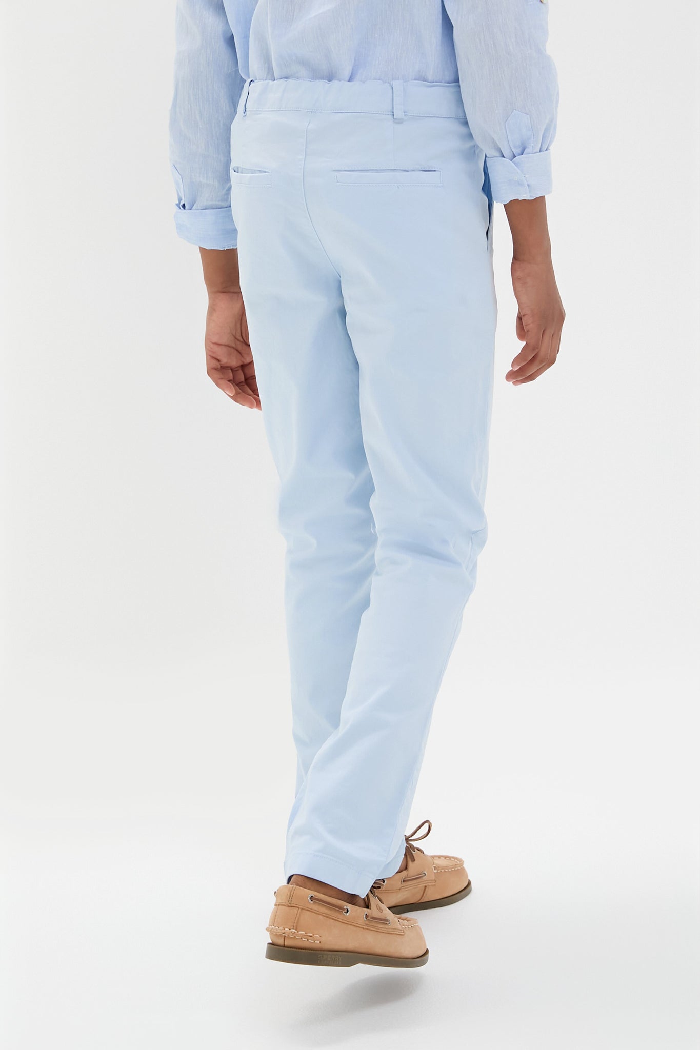 Light Blue Elio Chino Pants