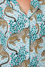 Mint Bagheera Leopard Short PJ Set