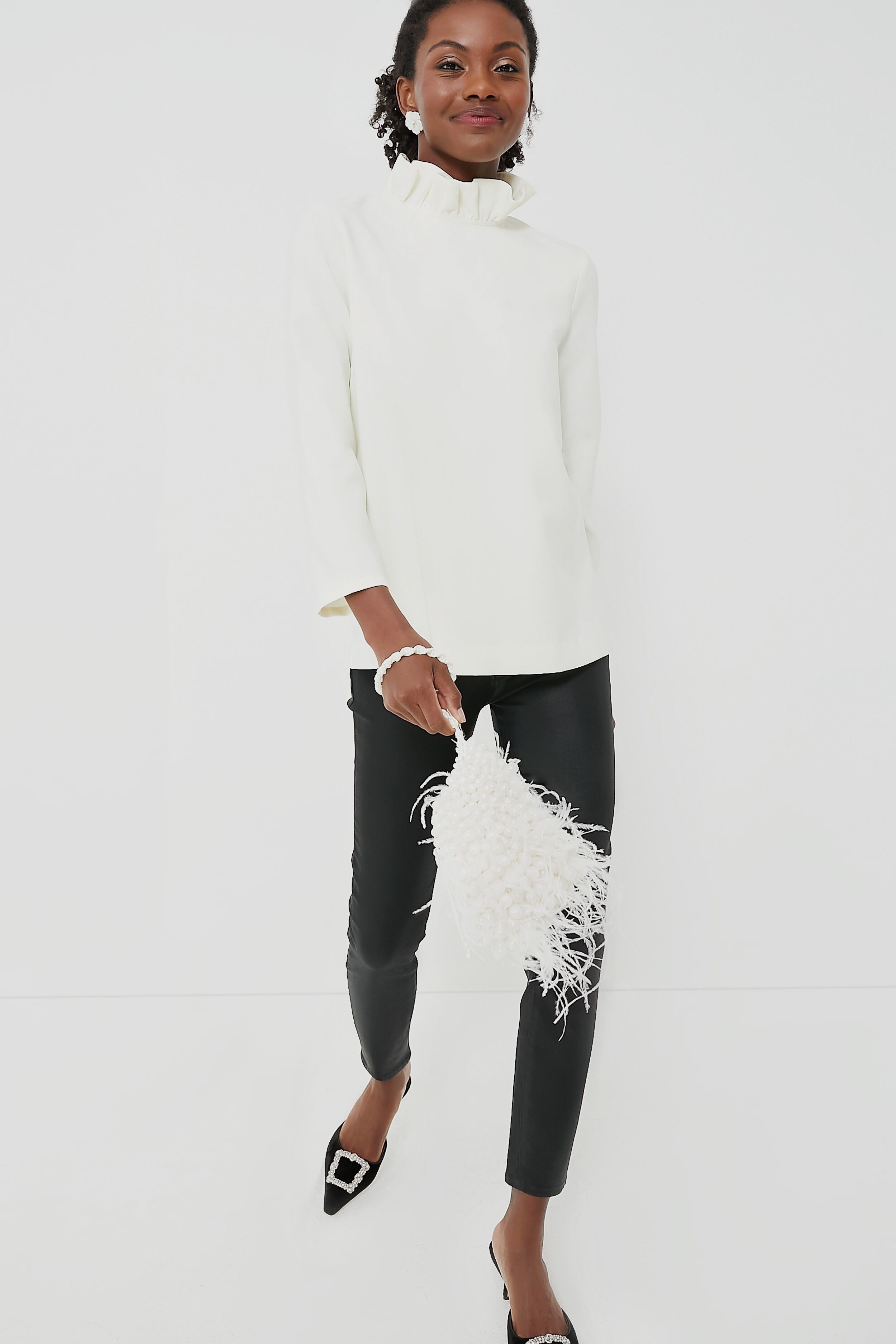 White Faye Blouse