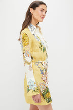 Multi Oleander Mini Dress