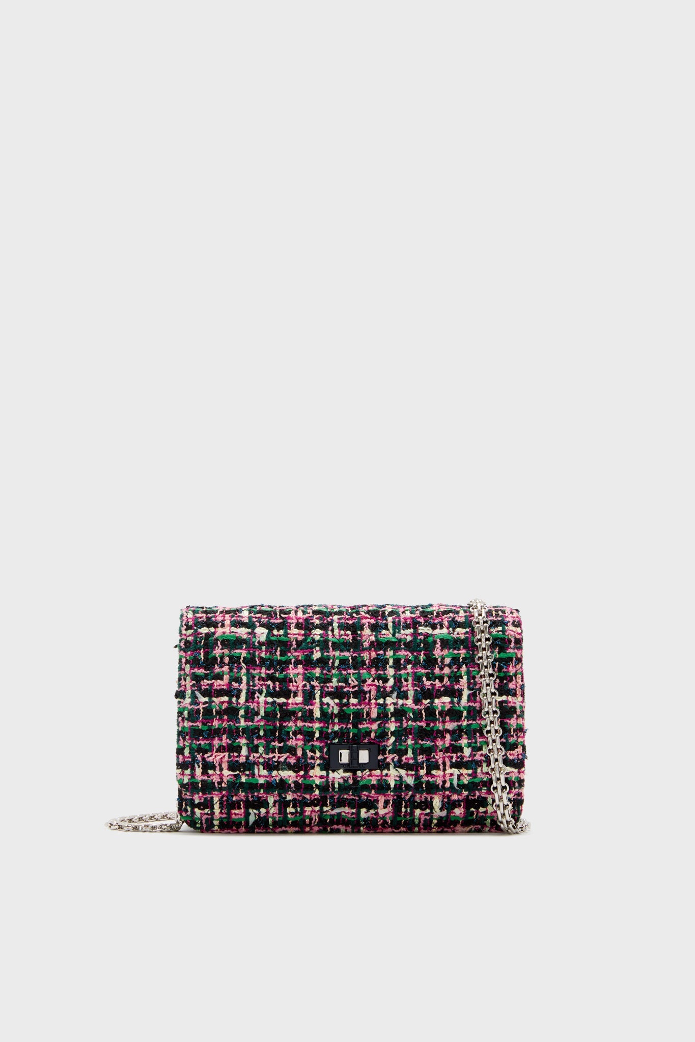 CHANEL Tweed Reissue 2.55 Wallet On Chain